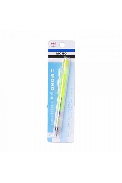 Tombow : Mono Graph Mechanical Pencil : 0.5 Mm : Transparent Lemon