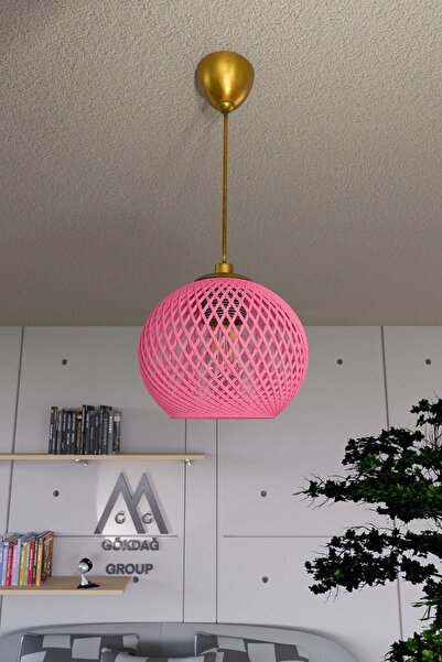 gökdağ group g g Balle Pembe Sarkıt Top Avize Gold Kablo