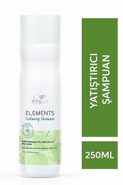 Wella Elements Calming - Soothing Dyed and Damaged Hair Shampoo 250 ml