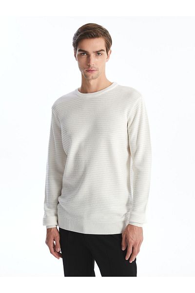 LC Waikiki Strickpullover für Herren – Langarm, Rundhalsausschnitt