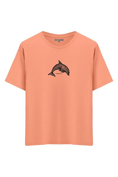 Mounte Bianca Унісекс Т-shirt з малюнком дельфіна - Oversize