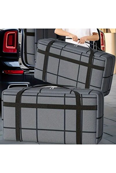 SYNOPE Saplı Su Geçirmez Büyük Geniş Kapasiteli Dayanıklı Katlanabilir Valiz Bavul Eşya Taşıma Çantası