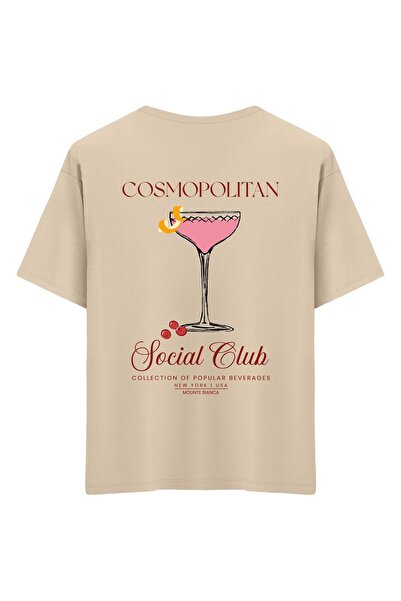 Mounte Bianca Unisex Kosmopolitan - Oversize kroj T-shirt