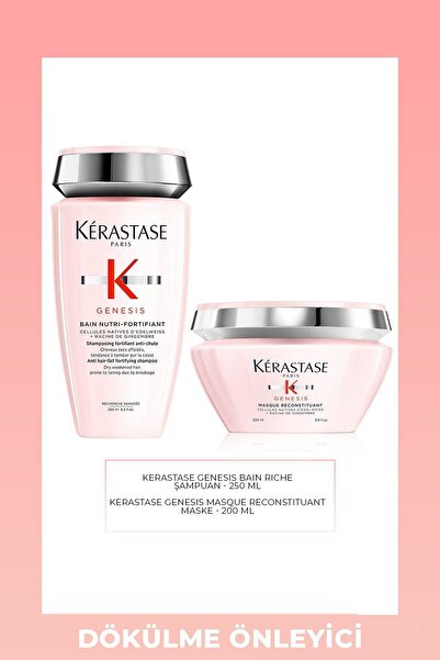 Kerastase Kérastase Genesis Bain Hydra Fortifiant Saç Dökülmesine Karşıtı 250 ml Maske 200 ml