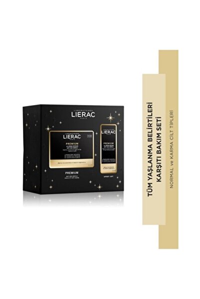 Lierac Premium Silky Cream Kırışıklık Karşıtı Krem 50ml Premium Eye Cream Yaşlanma Karşıtı Göz Kremi 15ml