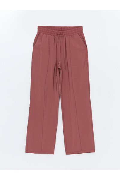 LC Waikiki Pantaloni Palazzo cu talie elastică, confortabili, de damă