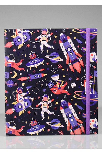 4nio ASTRONAUT Ruled - Thick Cover Notebook