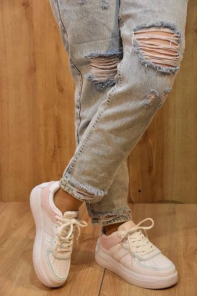 lumberjack Pantofi sport pentru damă Freya Wmn White Mint Memory Foam (talpă confortabilă).