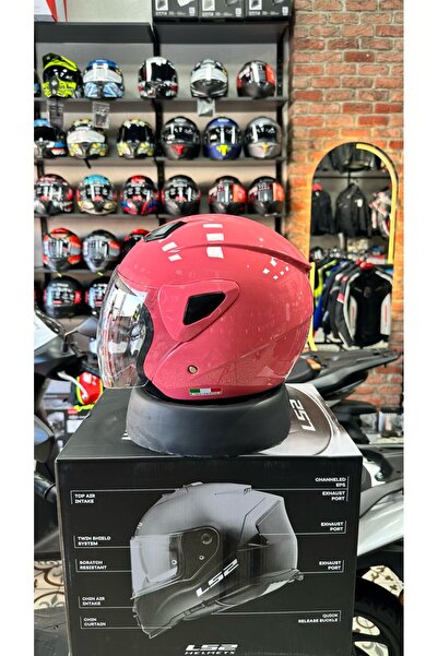 Sway SW 700 Pembe Yarım Kask