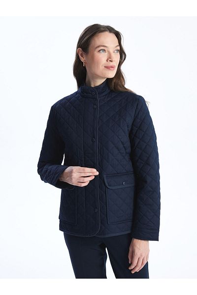 LC Waikiki Prošívaná dámská bunda Puffer Jacket - Stojací límec