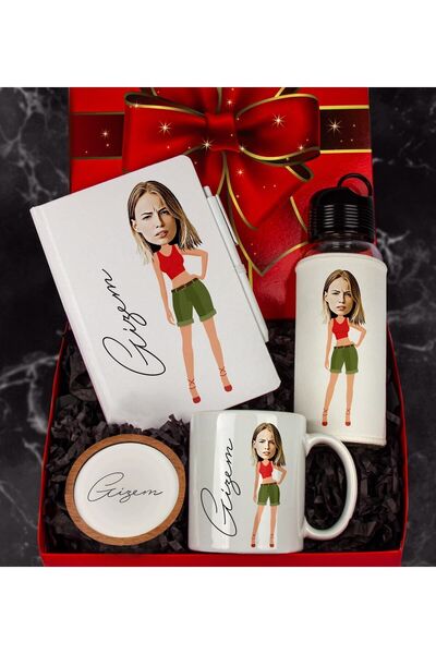 EJOYA Kişiye Özel Karikatür Tasarım Hediye Paketi 96587