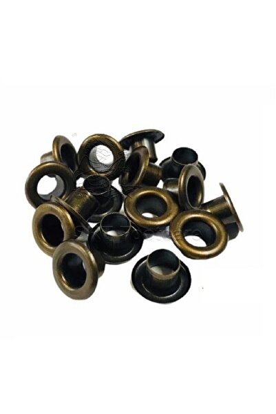 srtfootcare 12 Mm Antik Kahve Kuşgözü 4 No 90 Adet Antik Kahve (ALT PUL DAHİL...