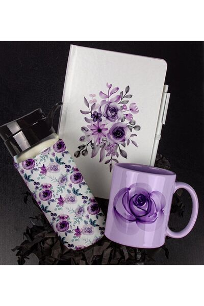 EJOYA Özel Tasarım Defter Kalem Matara Ve Kupa Hediye Seti 104956