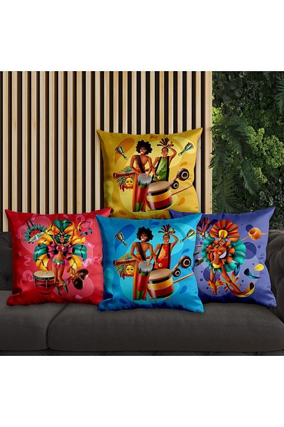 EJOYA 4-piece Kids Room Pillow and Throw Pillow Set - 45cm 113791