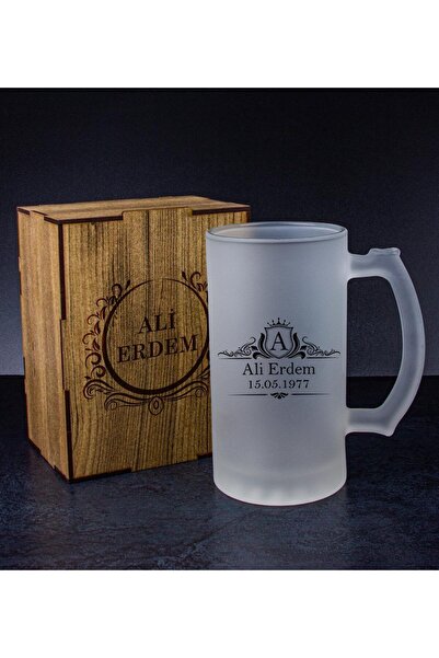 EJOYA Kişiye Özel Kutusunda Bira Bardağı Hediye Seti 108293