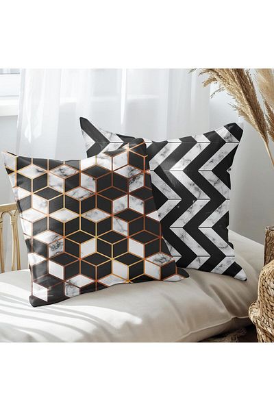 EJOYA Modern Designed Pillow and Throw Pillow Set of 2 - 45cm 113416