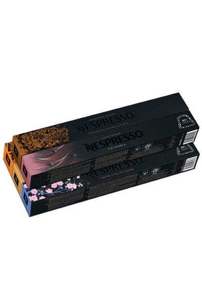 Nespresso Balanced Coffee Flavours Collection X 10 Boxes (100 CAPSULES)