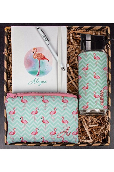 EJOYA Kişiye Özel Defter Kalem Matara ve Kalemlik Hediye Kutusu 111229