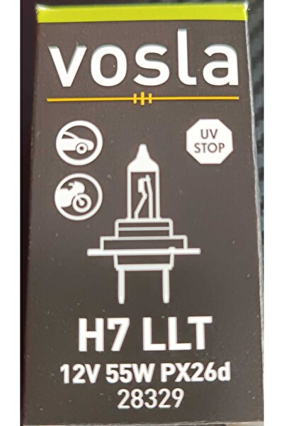 YENİLZD VOSLA H7 12V 55W HALOGEN FAR AMPÜLÜ LONGLİFE (UZUN ÖMÜRLÜ SARSINTIYA ...