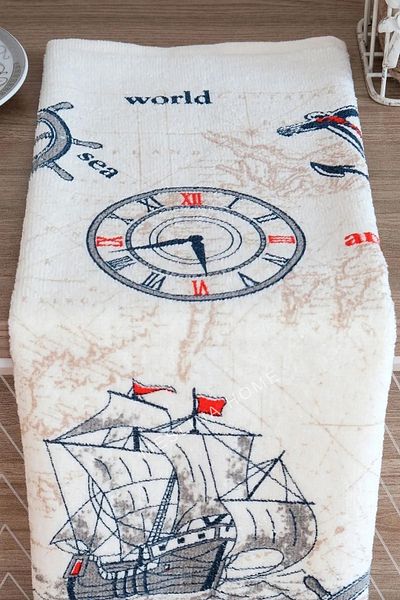Totem 100% Cotton Patterned Soft Kitchen Towel Drying Cloth 30 X 50