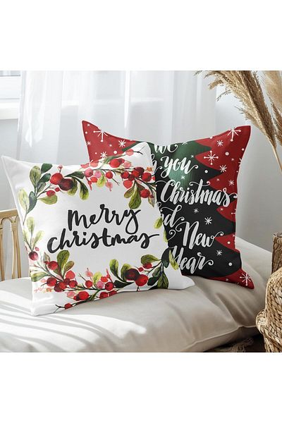 EJOYA Special Designed New Year 2-piece Pillow and Throw Pillow Set - 45cm 113625