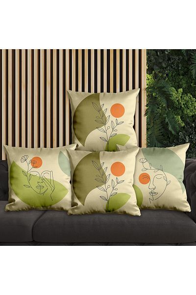 EJOYA Modern Designed Pillow Set of 4 - 45cm 113665