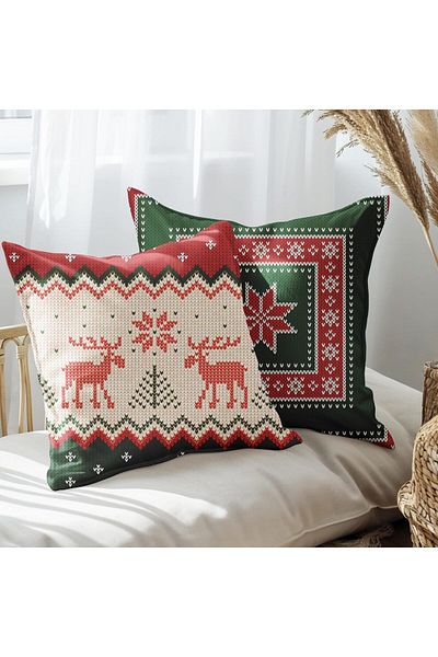 EJOYA New Year's Special Designed 2-piece Pillow - 45cm Inner and Throw Pillow Case 113612