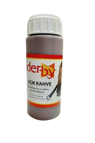 Derby Açık Kahve Deri Eşya, Çanta, Kemer Ve Mont Boyası 100 Ml