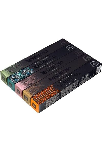 Nespresso Local Rich Flavors Series Set of 5 India-stockholm-colombia-nicaragua-linizio