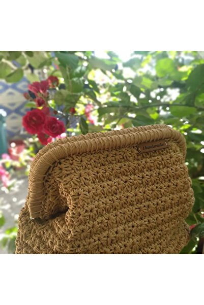 İLHAN El Çantası,kağıt Ip,hasır Çanta,el Örgüsü