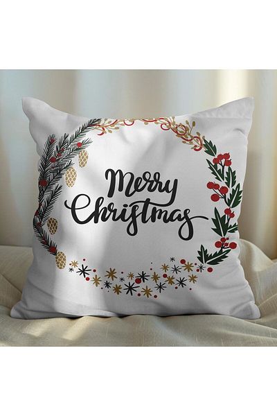 EJOYA Set de perne din 2 piese pentru Anul Nou - Design special, husă de pernă de 45 cm 113626