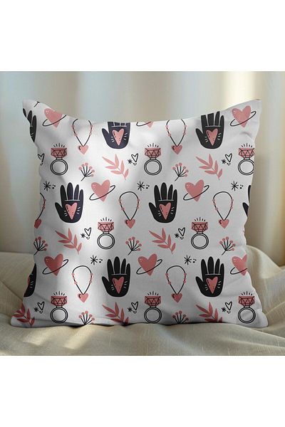 EJOYA Modern Designed 4-Piece Pillow and Throw Pillow Case 45cm