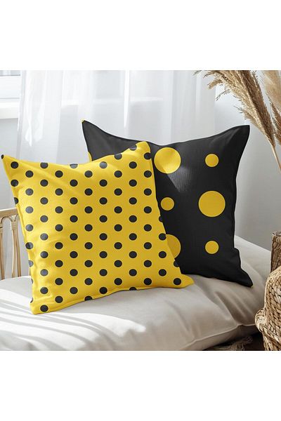 EJOYA Modern Designed 2-piece Pillow Set - Inner and Throw Pillow Cover 45cm 113457