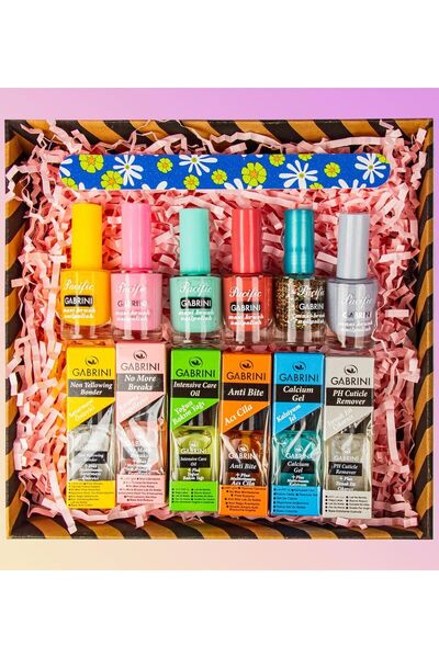 EJOYA Renkli Ojeler & Tırnak Bakım Serumları Kozmetik Hediye Seti 110912