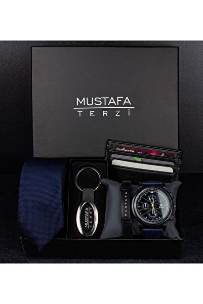 EJOYA Kişiye Özel Kutusunda Kartlık Kravat Anahtarlık Bileklik Ve Saat Erkek ...