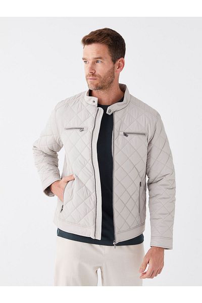 LC Waikiki Ανδρικό πουπουλένιο παλτό - Standard Fit, Stand Collar