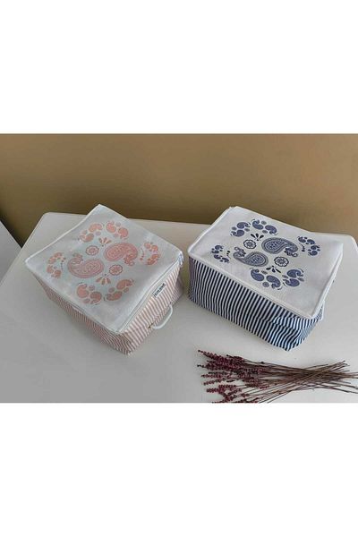 AYHOME Buy 1 Get 1 Free - Multi-Purpose Small Storage Organizer with Lid, Baby Storage and Toy Basket
