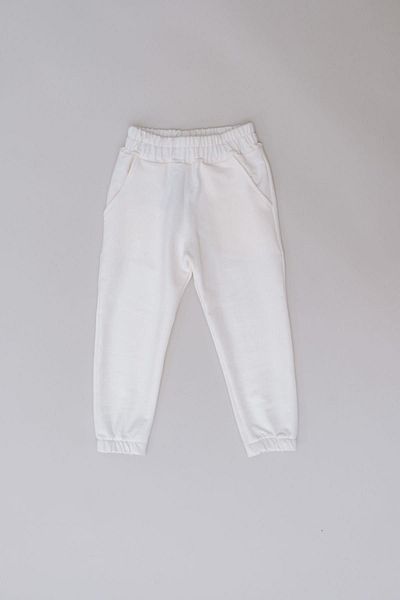 C&City Girl's Elastic Leg Sweatpants 760 Ecru