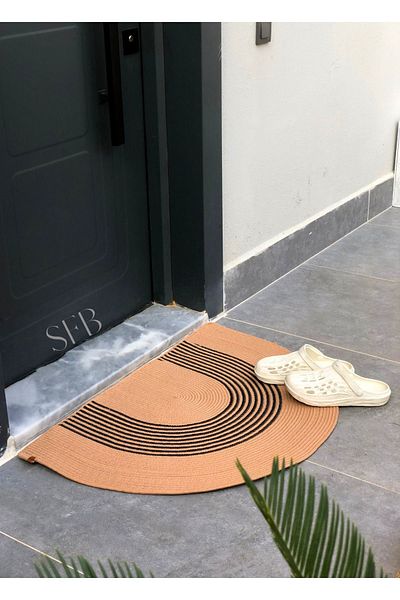 SFB Home Textile Straw, Jute, Cotton, Doormat, Bohemian Style Doormat, Washable Doormat, Jute Door Mat