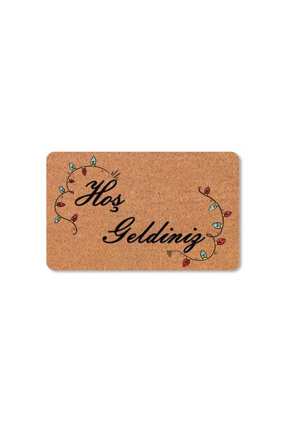 M&H Quality Modern Digital Printed - Welcome Written Mat, Non-Slip Base and Hooded Knitted Blouse