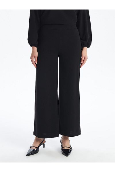 LC Waikiki Wide Leg and Elastic Waist Women's Trousers