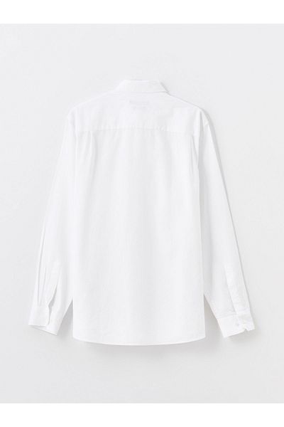 LC Waikiki Ανδρικό πουκάμισο - Slim Fit, Μακρυμάνικο, Dobby