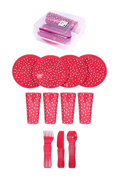 Genel Markalar Piknik Seti Çantalı 21 Parça Puantiyeli