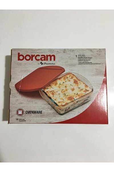Paşabahçe 59854 Glass Mini - 1040Cc Square Borcam Baking Tray