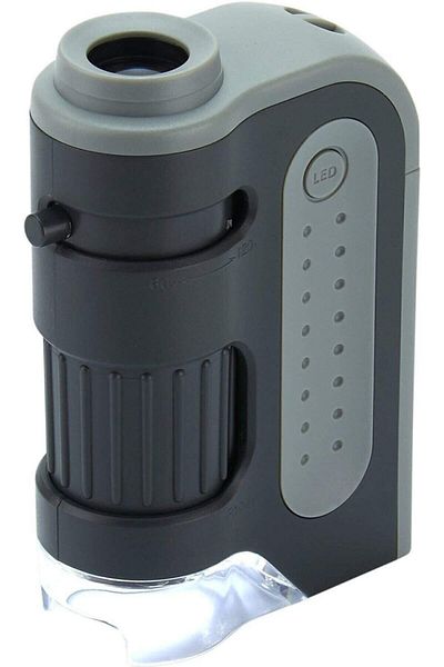 Carson Pocket Microscope with Led Light 60X-120X Micromax