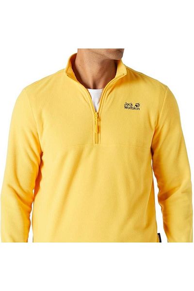 Jack Wolfskin صوف Gecko M باللون الأصفر للرجال - أصفر مجعد