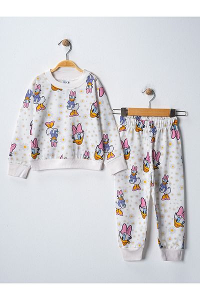 Teymbaby Long Sleeve Daisy Minne Mause Digital Printed Top and Bottom Set