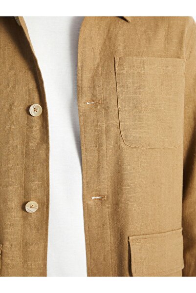 LC Waikiki Standard-Form-Hemdkragen-Herrenmantel