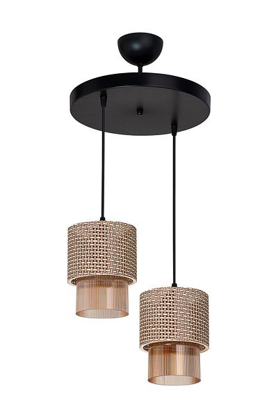 AG LightDesign Modern Stylish Brown Lamp - Chandelier Living Room Bedroom Kitchen