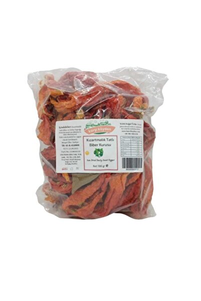 Karşı Köyden Kızartmalık Tatlı Biber Kurusu - 100gr (GÜNEŞTE KURUTMA)
